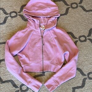 Lululemon Athletica Light Pink Zip-Up Hoodie size 6